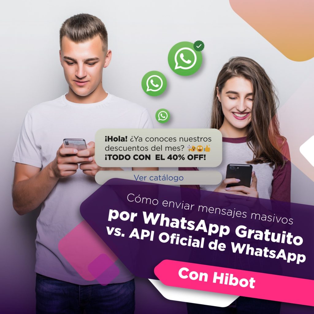 Como enviar mensajes masivos por whatsapp con hibot y el api oficial