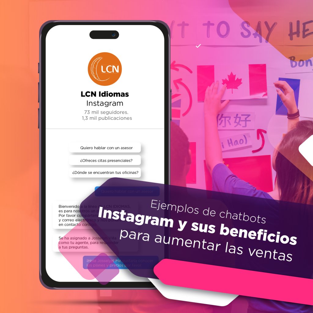 chatbots instagram con Hibot