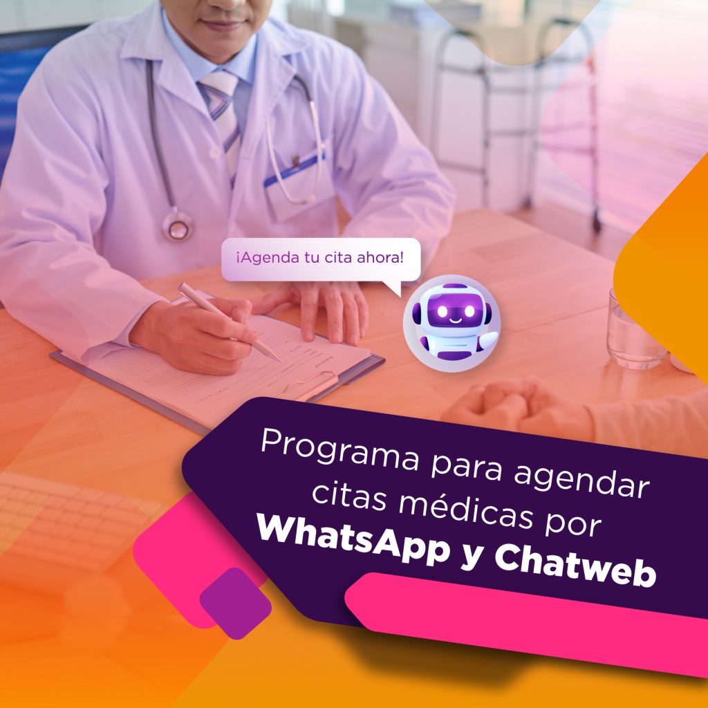 programa para agendar citas médicas por WhatsApp