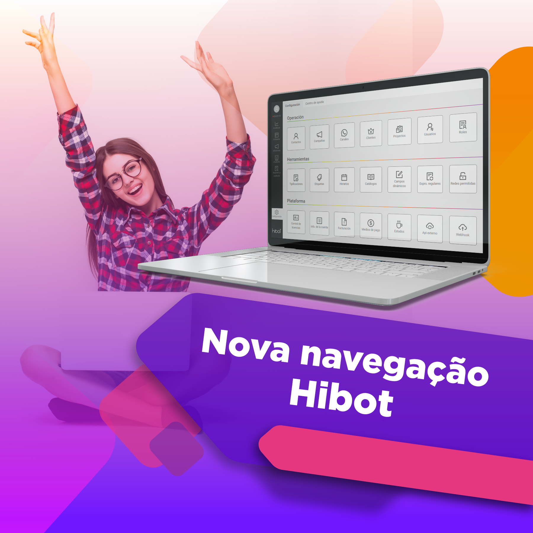 Nova navegação Hibot 2024