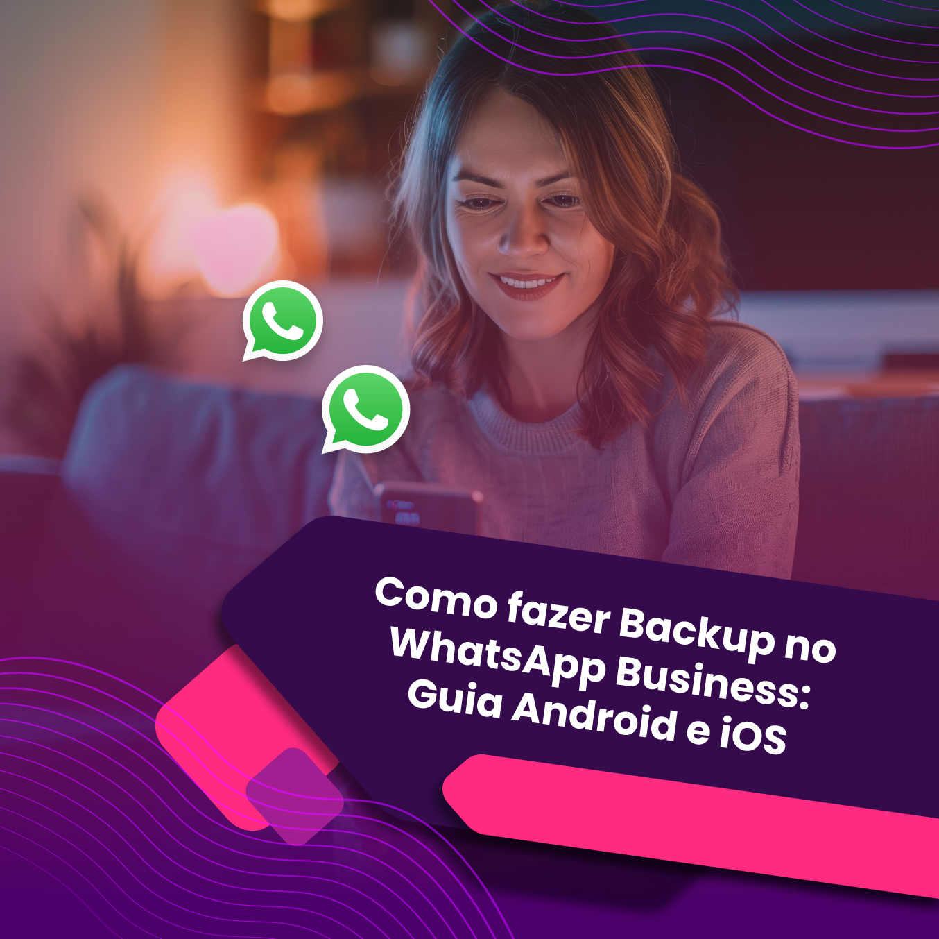 como fazer backup whatsapp business
